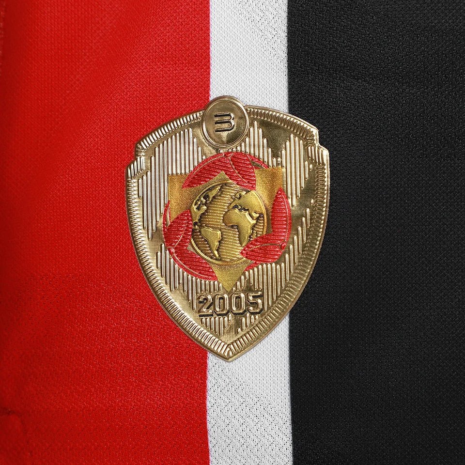 Camisa São Paulo 25/26 Fora New Balance Masculina - Preto+Vermelho - Jogador - DA Sports Oficial