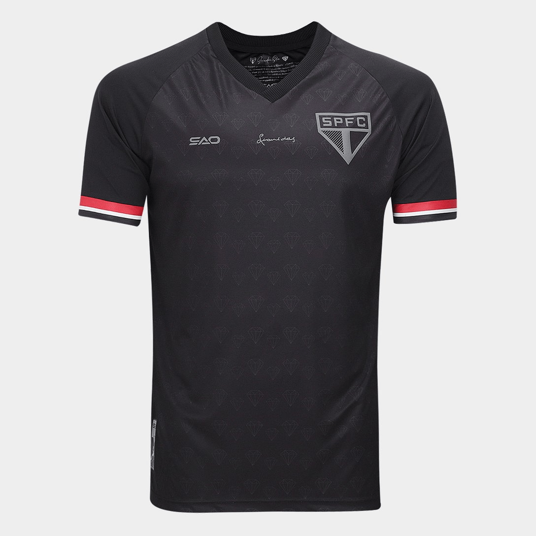 Camisa São Paulo Consciência Negra - Leônidas Diamante Negro 24/25 - DA Sports Oficial