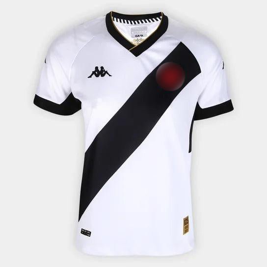 Camisa Vasco Feminino I 23/24 Kappa Branca com Listra Preta