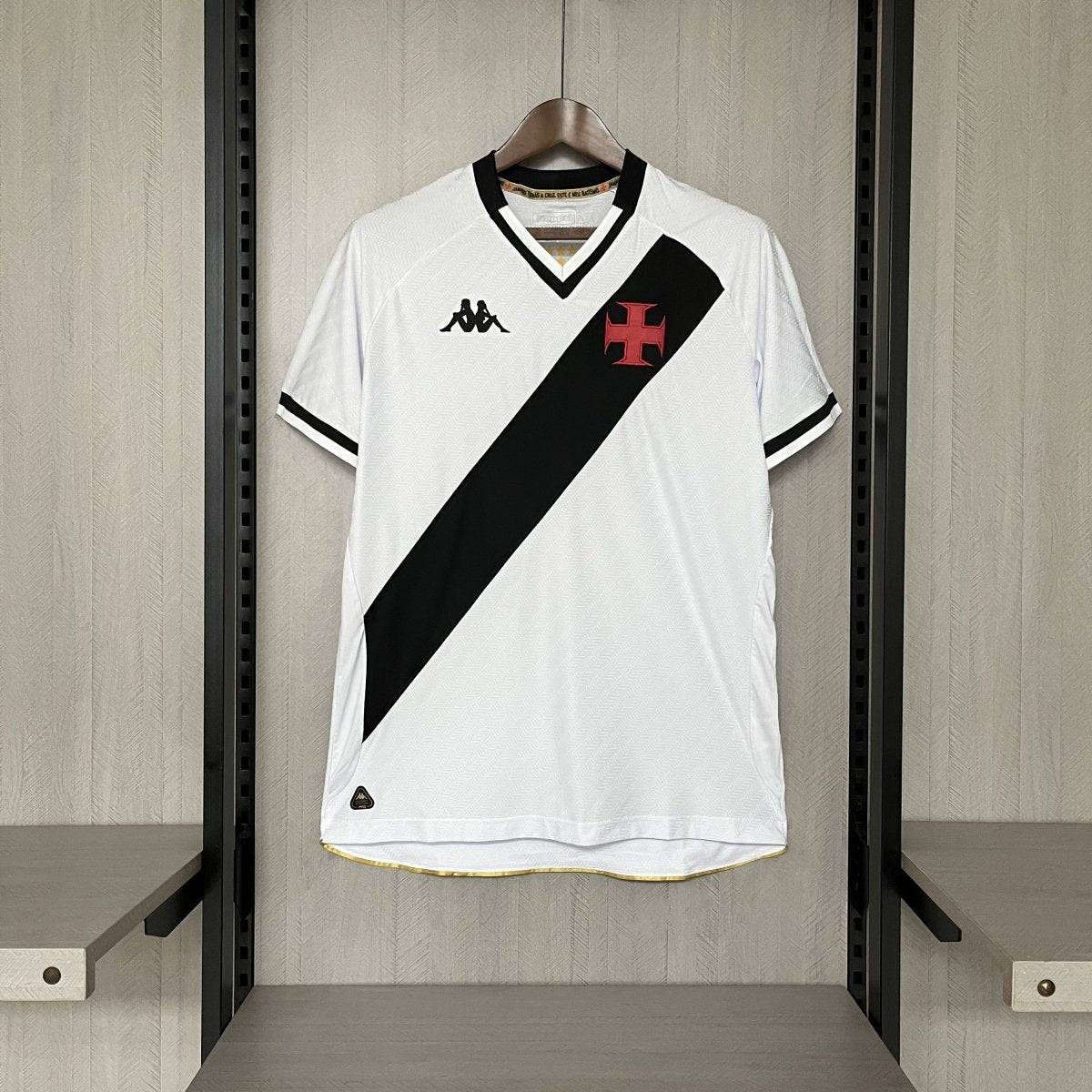 Camisa Vasco I 2025 Kappa Masculina - Branca - DA Sports Oficial
