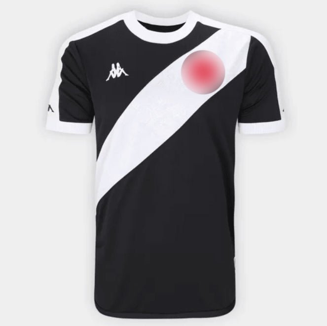 Camisa Vasco I 24/25 Kappa Masculina Preto+Branco