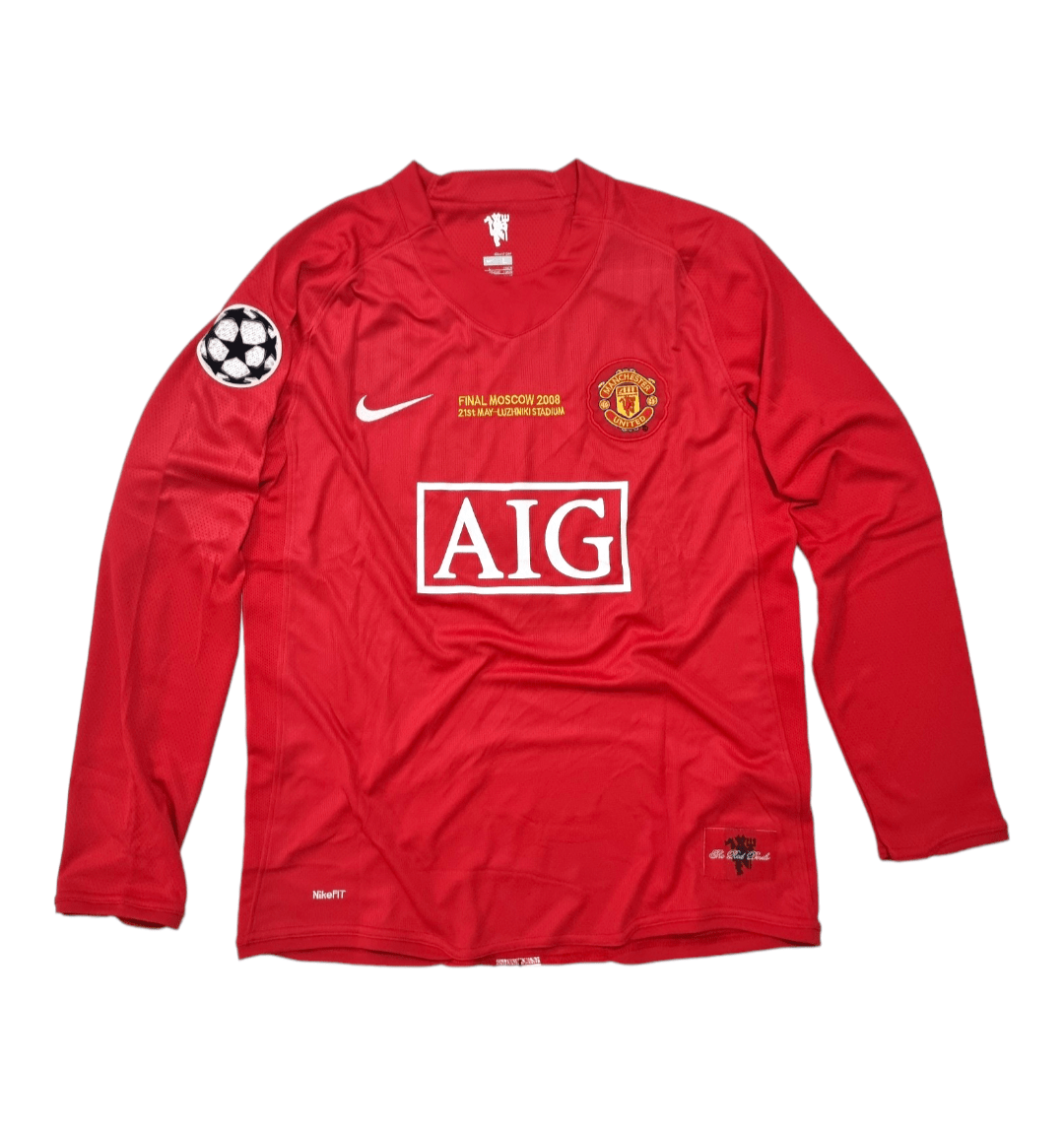 Camiseta Manchester United 2007 - 2008 Com patchs - DA Sports Oficial