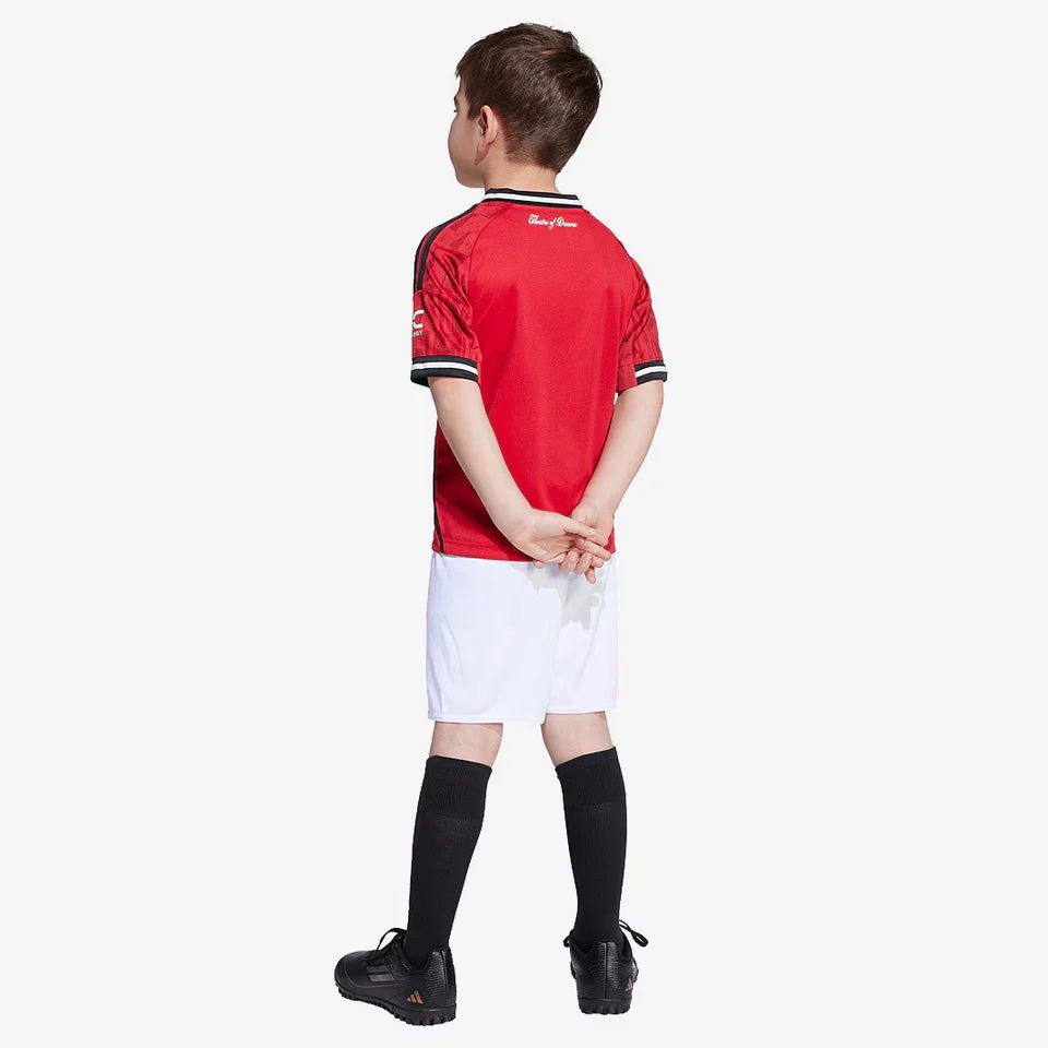 Conjunto Infantil Adidas Manchester United 2025/26 Torcedor - DA Sports Oficial