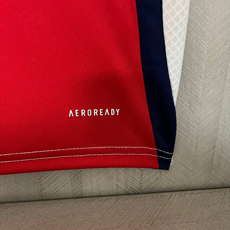 Conjunto Infantil Arsenal Home 24/25 - Vermelho - DA Sports Oficial