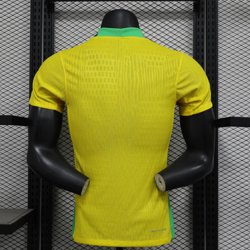 Camisa da Seleção do Brasil I 2025/26 Masculina Amarela Jogador