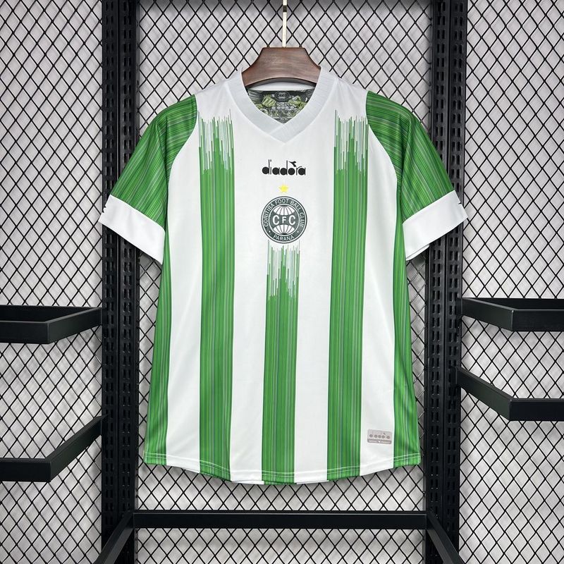 Camisa do Coritiba 24/25 Verde Listrada
