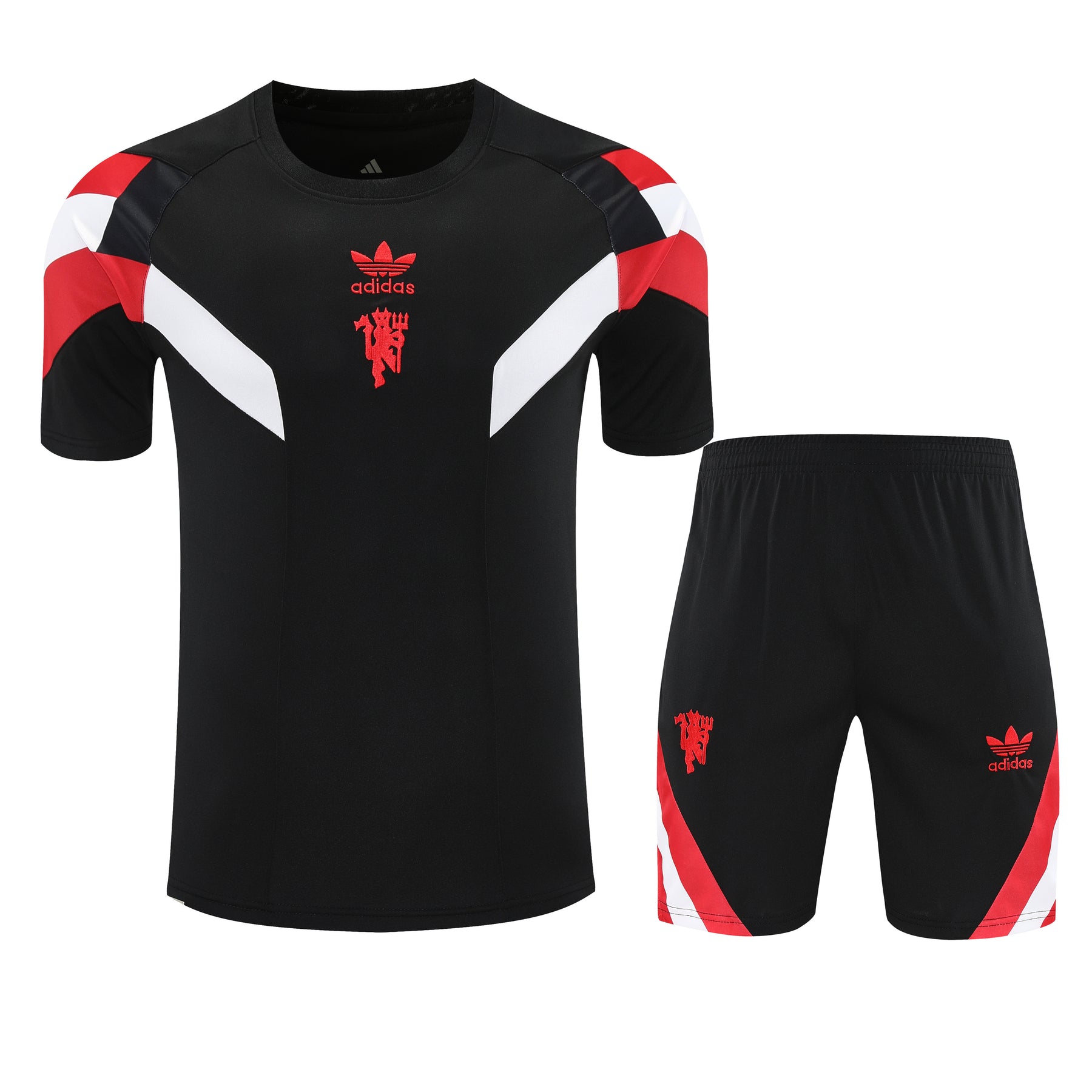 Kit de Treino adulto Manchester United 2025/26 Short e Camisa