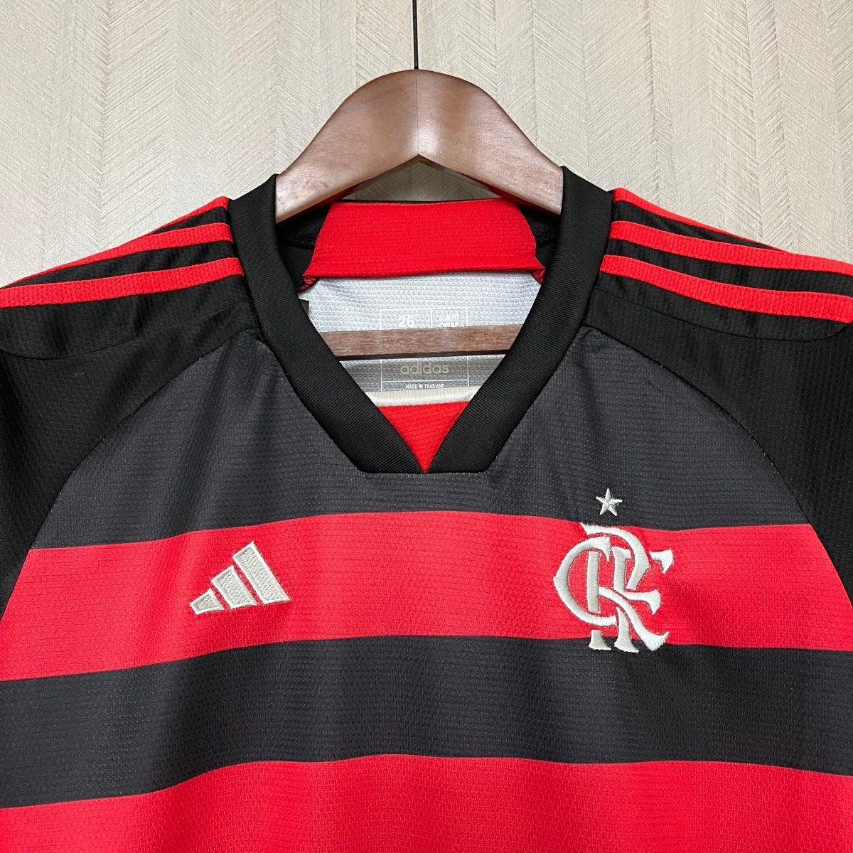Kit Infantil Flamengo I 24/25 Torcedor Adidas - Vermelho+Preto - DA Sports Oficial
