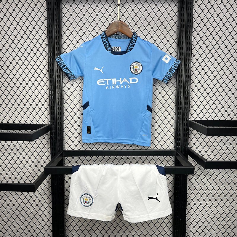 Kit Infantil Manchester City Home 24/25 - DA Sports Oficial