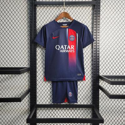 Kit Infantil PSG - Home 23/24 - Azul - DA Sports Oficial
