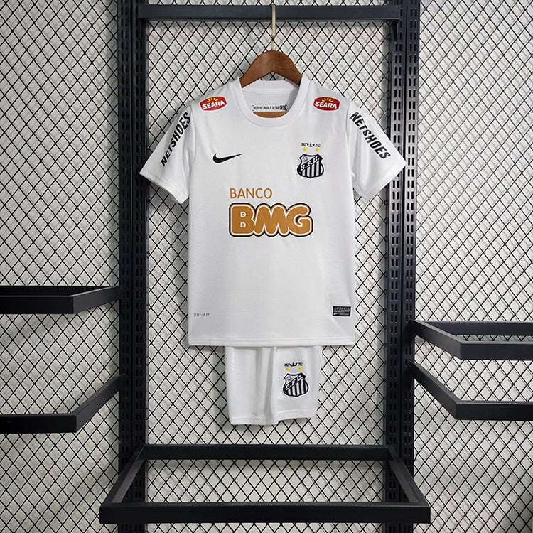 Kit infantil Santos 2012 Retrô - Branca Nike - DA Sports Oficial