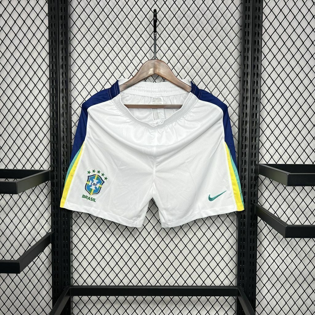 Short Brasil Away 2024 Nike Copa América - Branco - DA Sports Oficial