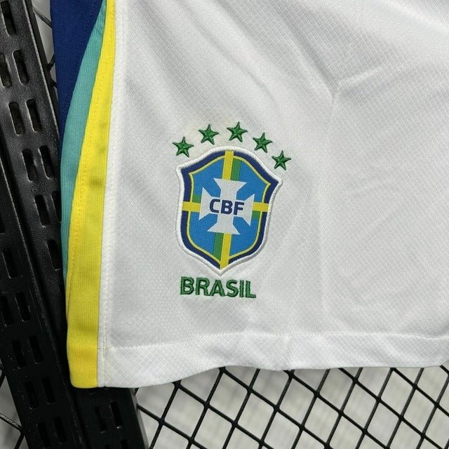 Short Brasil Away 2024 Nike Copa América - Branco - DA Sports Oficial