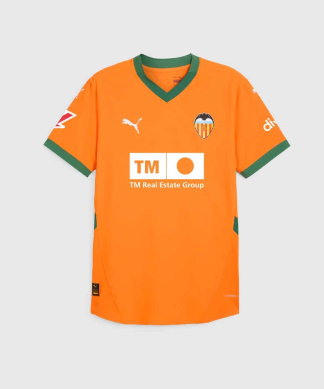 Camisa Valência III 24/25 - Masculino Torcedor - Laranja