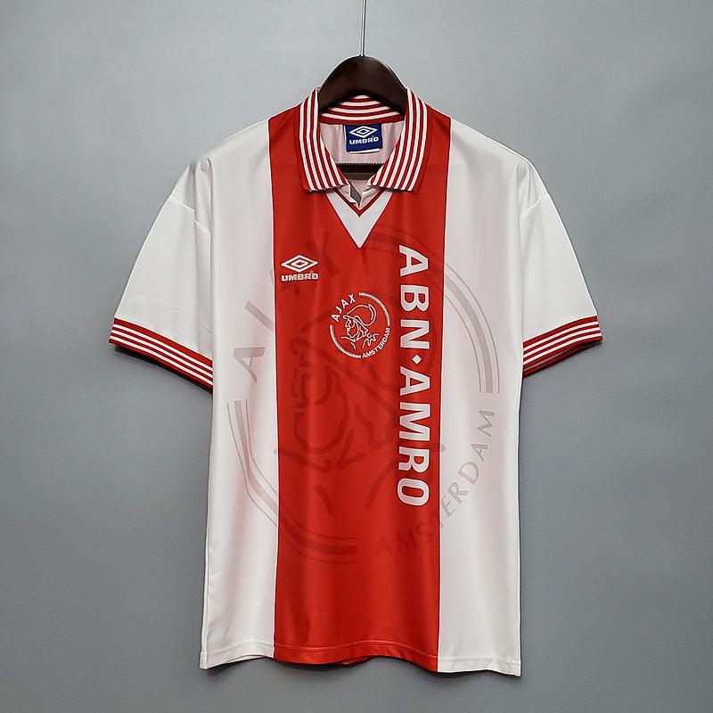 Camisa Ajax Retrô 1995/1996 Vermelha e Branca - Umbro – DA Sports