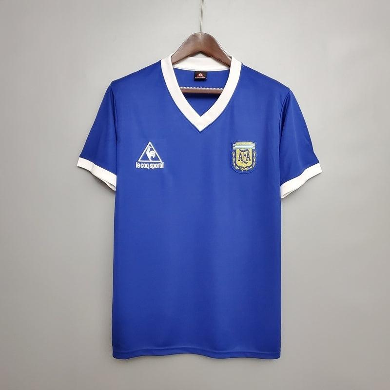 1986 アルゼンチン代表 le coq sportif XL シャツ Camisa Argentina Retrô 1986 Azul - Le Coq Sportif – DA Sports Oficial