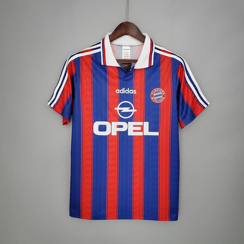 Camisa Bayern de Munique Retrô 1995/1997 Azul e Vermelha - – DA