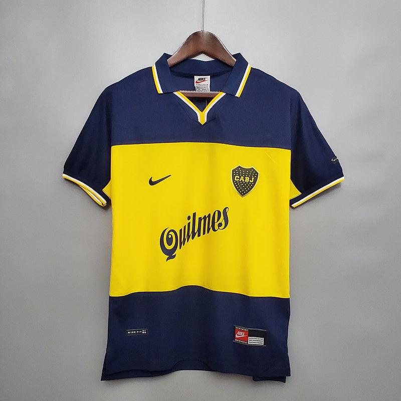 Camisa Boca Juniors Retrô 1999 Azul e Amarela - Nike – DA Sports