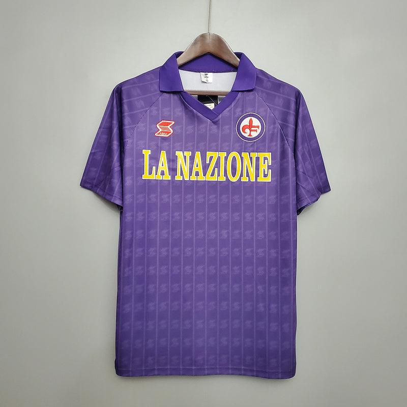 Camisa Fiorentina Retrô 1989/1990 Roxa - ABM – DA Sports Oficial