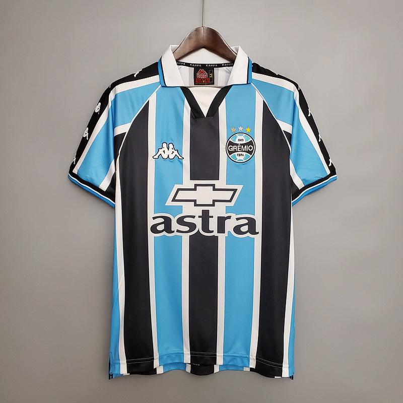 Camisa Grêmio Retrô 2000 Azul e Preta - Kappa – DA Sports Oficial