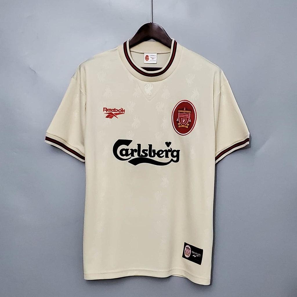 Camisa Liverpool Retrô 1996/1997 Branca - Reebok – DA Sports Oficial