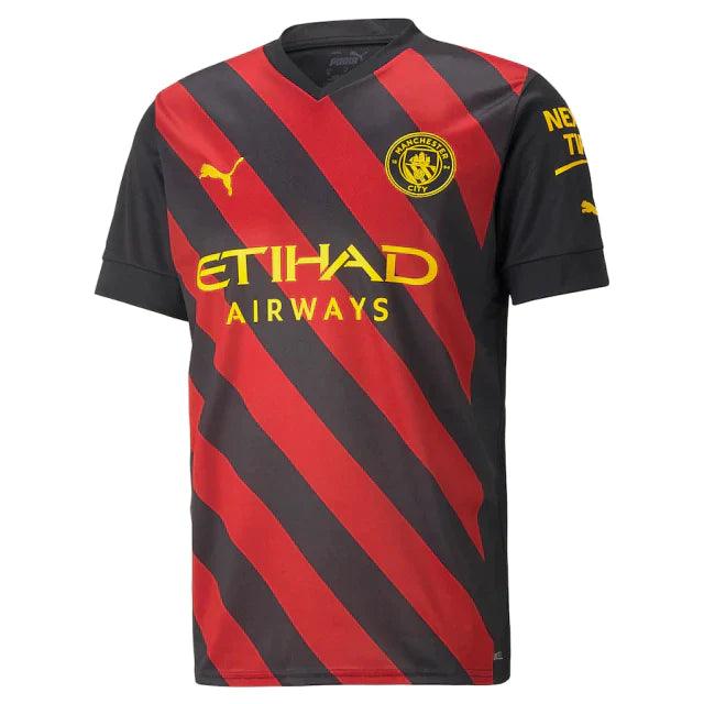 Camisa Manchester City Away 22/23 s/n° Torcedor Masculina - Preto - DA Sports Oficial
