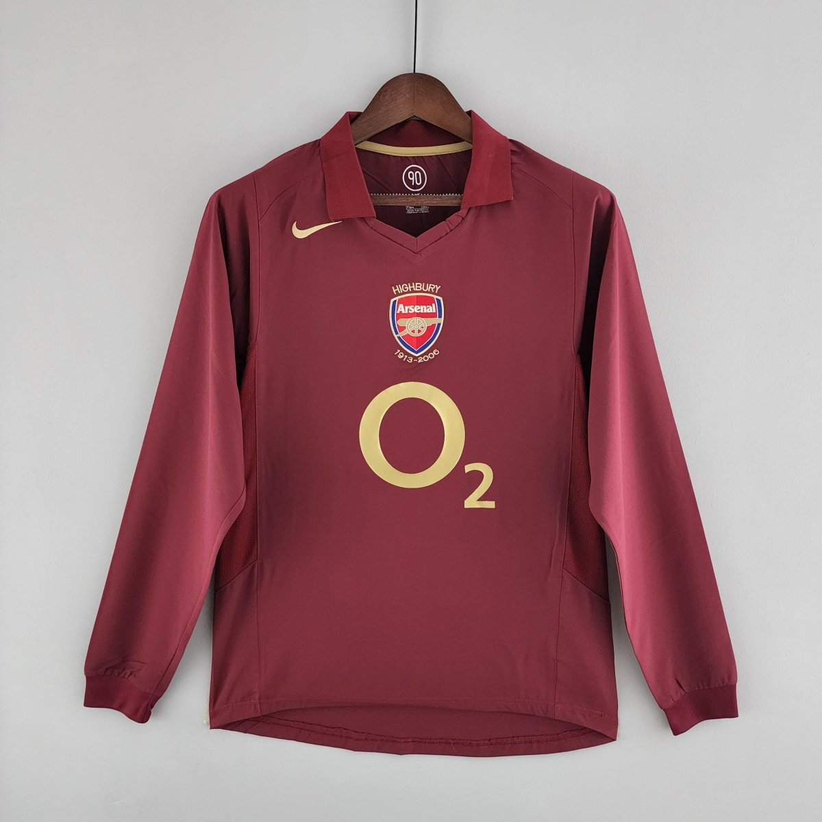 Camisa Manga Longa Arsenal 05/06 Nike - Bordo – DA Sports Oficial