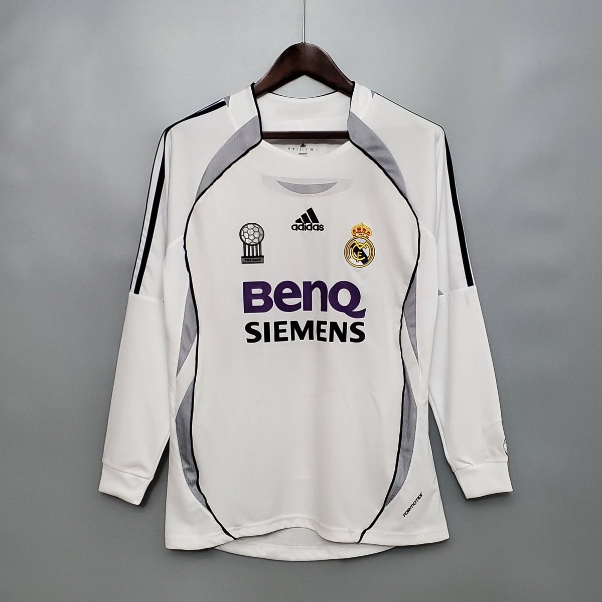 Camisa Manga Longa Real Madrid 06/07 Adidas - Branco – DA Sports