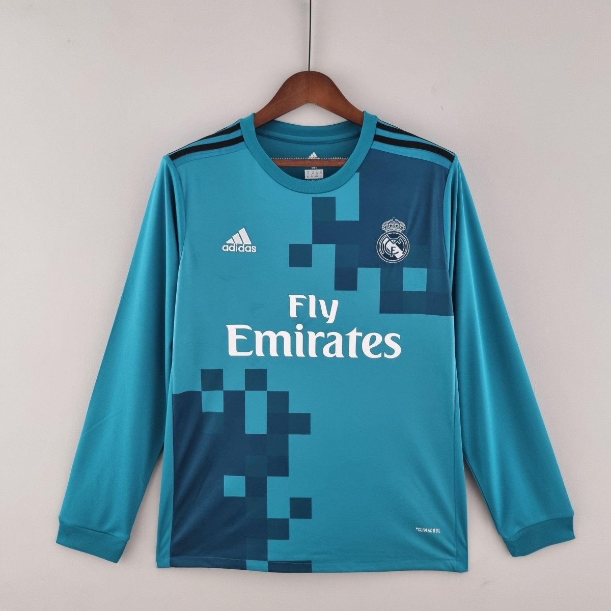 Camisa Manga Longa Real Madrid 17/18 Adidas - Azul – DA Sports Oficial