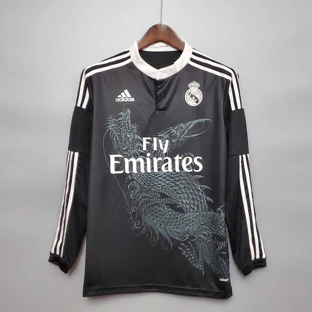 Camisa Manga Longa Real Madrid Third 14/15 Adidas - Preto – DA