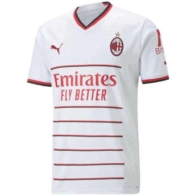 Camisa Milan Away 22/23 s/n° Torcedor Masculino - Branco - DA Sports Oficial