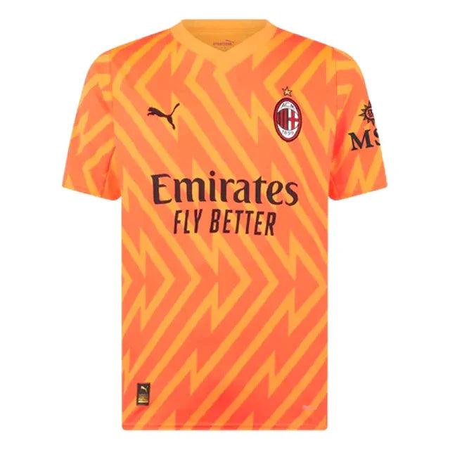Camisa Milan Goleiro 23/24 s/n° Torcedor Masculino - Laranja - DA Sports Oficial