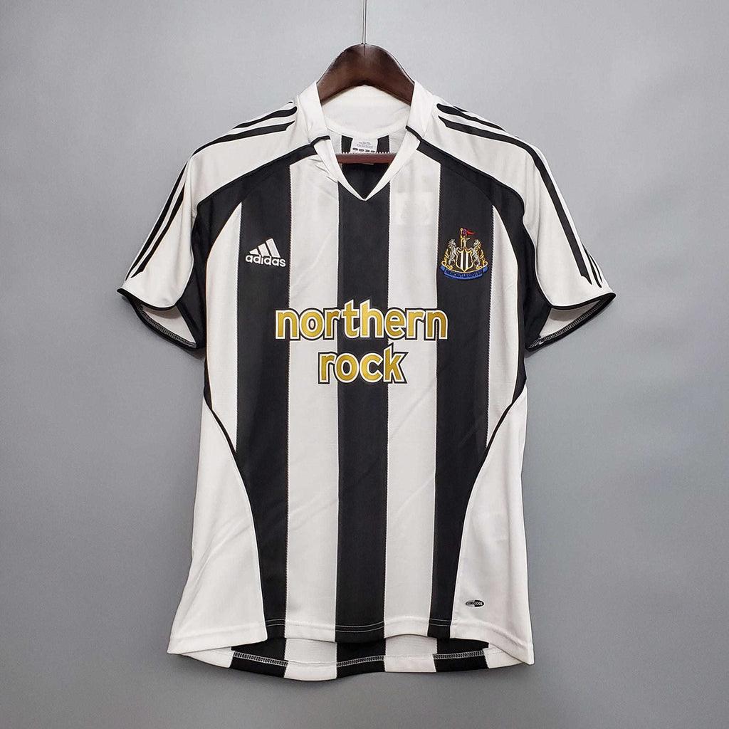 激レア2005-2006 adidas Newcastle United シャツ Camisa Newcastle Retrô 2005/2006 Preta e Branca - Adidas – DA