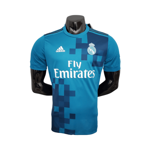 Camisa Real Madrid III 17/18 - Azul - Adidas - Masculino Jogador - DA Sports Oficial