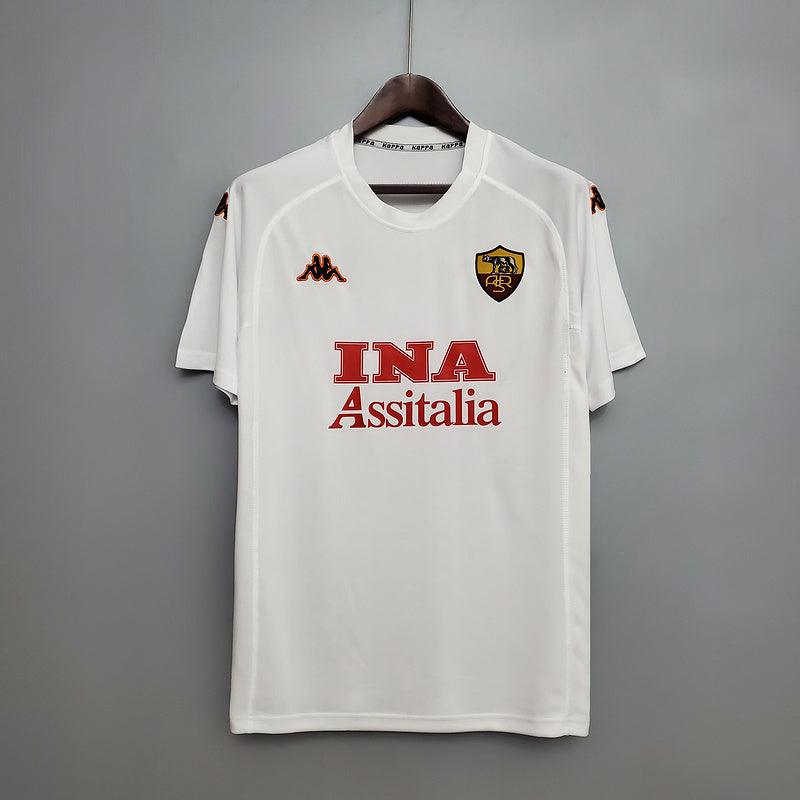 Camisa Roma Retrô 2000/2001 Branca - Kappa - DA Sports Oficial