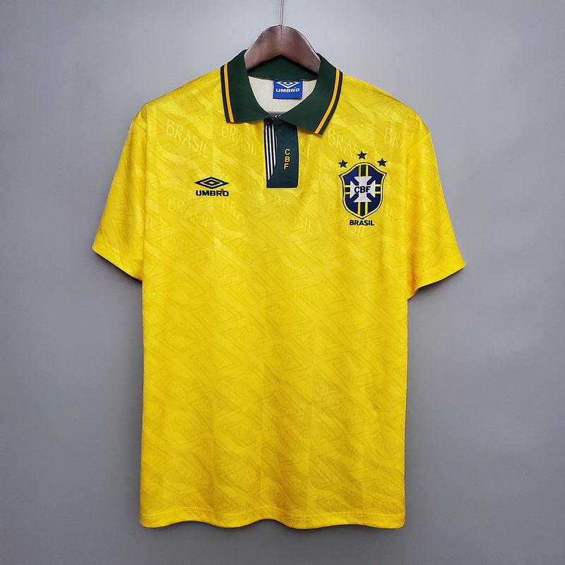 Camisa Seleção Brasileira Retrô 1991/1993 Amarela - Umbro – DA