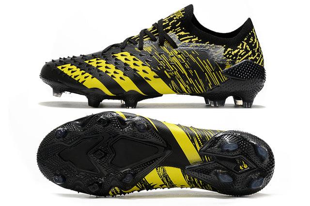 Chuteira Campo Adidas Predator Freak .1 Black/Yellow - Low - DA Sports Oficial