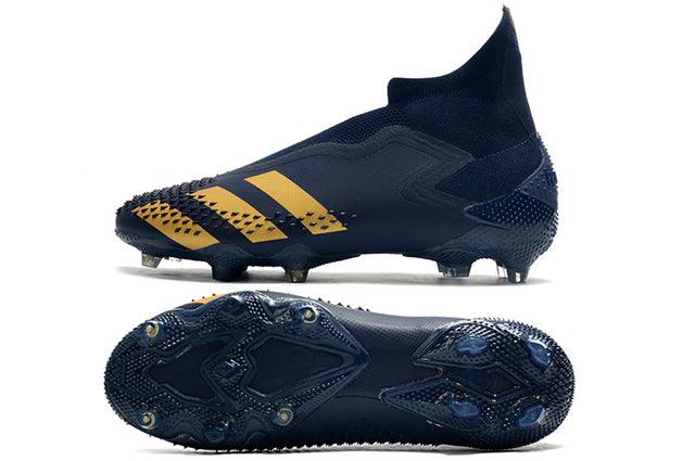 Chuteira Campo Adidas Predator Mutator .1 FG Navy Blue/Gold - Cano Alto - DA Sports Oficial