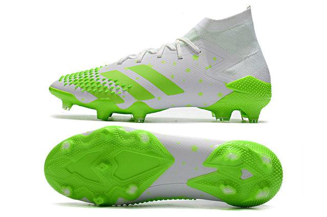 Chuteira Campo Adidas Predator Mutator .1 FG White/Green - Cano Alto - DA Sports Oficial