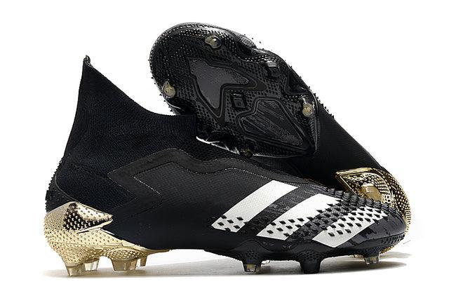 Chuteira Campo Adidas Predator Mutator FG + Black/Gold - Cano Alto - DA Sports Oficial