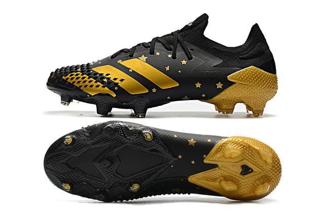 Chuteira Campo Adidas Predator Mutator + FG Black/Gold - Low - DA Sports Oficial