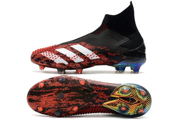 Chuteira Campo Adidas Predator Mutator + FG Black/Red - Cano Alto - DA Sports Oficial