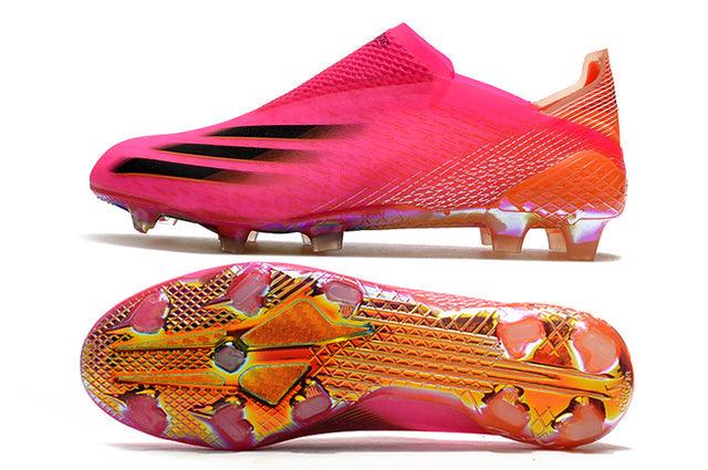 Chuteira Campo Adidas X Ghosted FG Rosa/Laranja - DA Sports Oficial