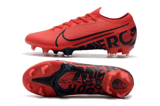 Chuteira fashion nike mercurial vermelha campo