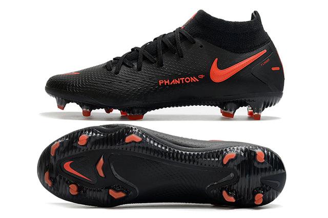 Chuteira Campo Nike Phantom GT Elite Dynamic Fit FG Black/Red - Cano Alto - DA Sports Oficial