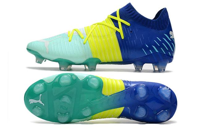 Chuteira Campo Puma Future Z FG Blue/Yellow/Green - DA Sports Oficial