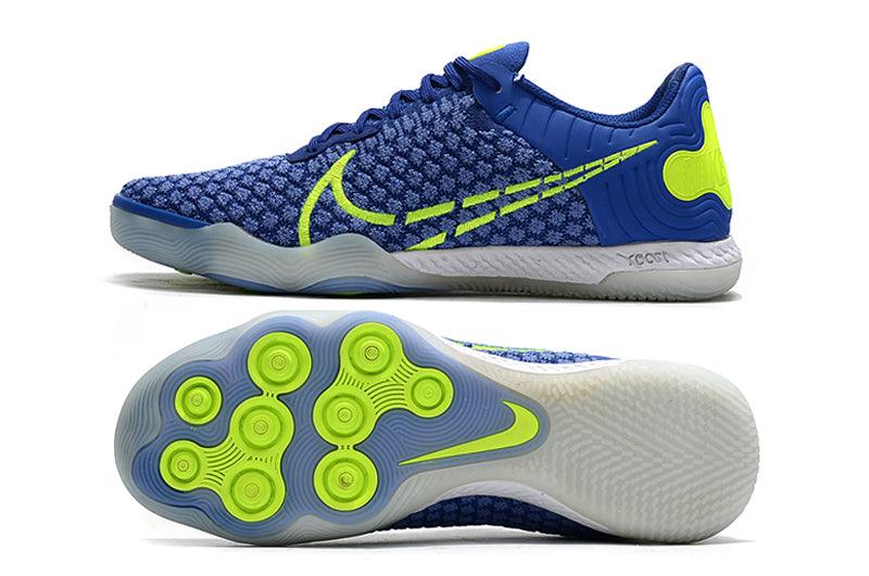 Chuteira Futsal Nike Phantom GT - Azul/Verde - Low - DA Sports Oficial