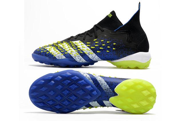 Chuteira Society Adidas Predator Freak.1 FG Black/Blue/Yellow - Cano Alto - DA Sports Oficial