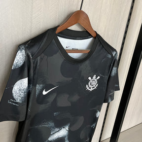 Camisa Nike Corinthians Pré-Jogo 25/26 Masculina - Preto