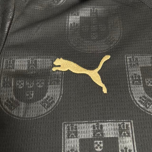 Conjunto Infantil Portugal Pantera Negra 2025/26